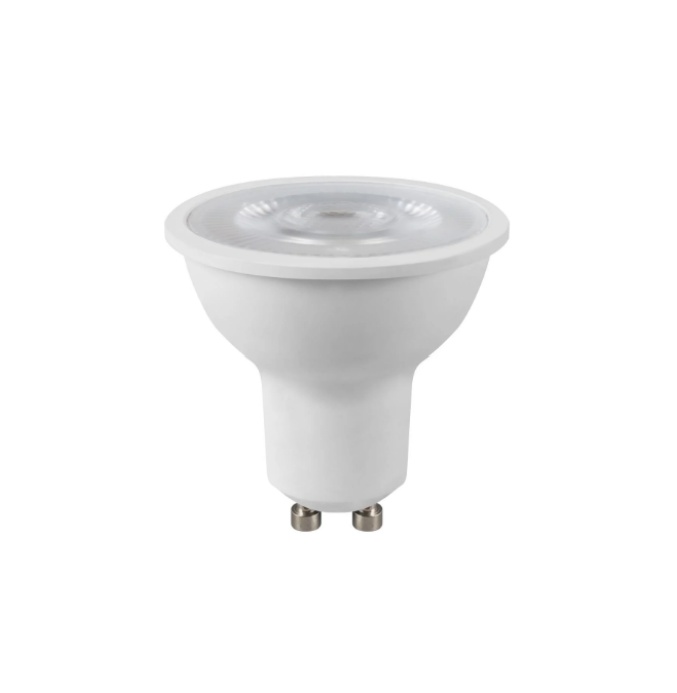 LED SMD GU10 Bulb 5W 60° Beam Angle 2700K Warm White CRI Ra95+ R9>80 160lm/W CE ROHS UKCA EPREL2027 EU Ecodesign