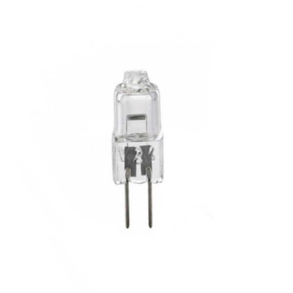 Medical 6V halogen bulb for haematology analyser equipment. 10W,20W,25W,30W versions, precision light source for blood analysis instruments.