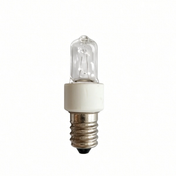 New SES E14 Oven Bulb, Clear Glass Halogen Lamp with Filament, High Temperature Resistant
